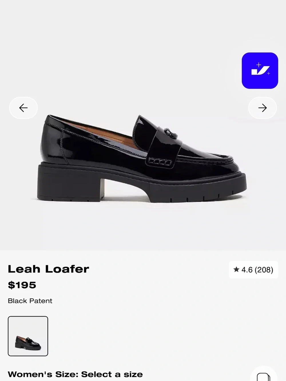 Coach Leah Loafers - Picture 4 of 4